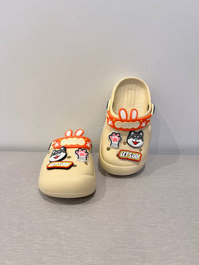 lets go crocs - yellow - Bubbles Kids WearAll