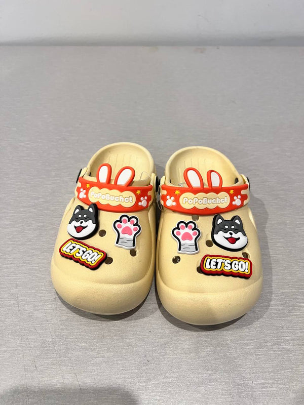 lets go crocs - yellow - Bubbles Kids WearAll