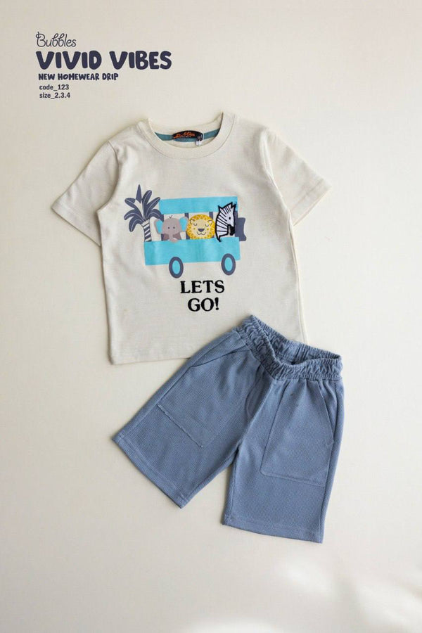LETS GO pyjama - Bubbles Kids WearAll