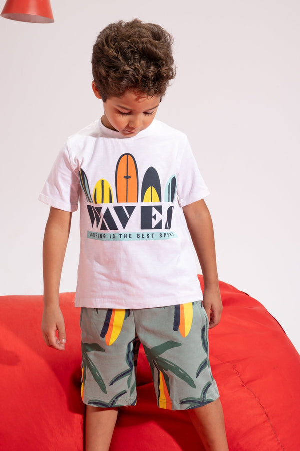 Little Surfer Vibes Set - Bubbles Kids WearAll