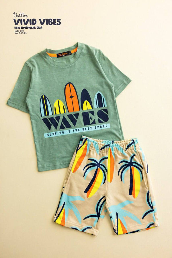 Little Surfer Vibes Set - Bubbles Kids WearAll