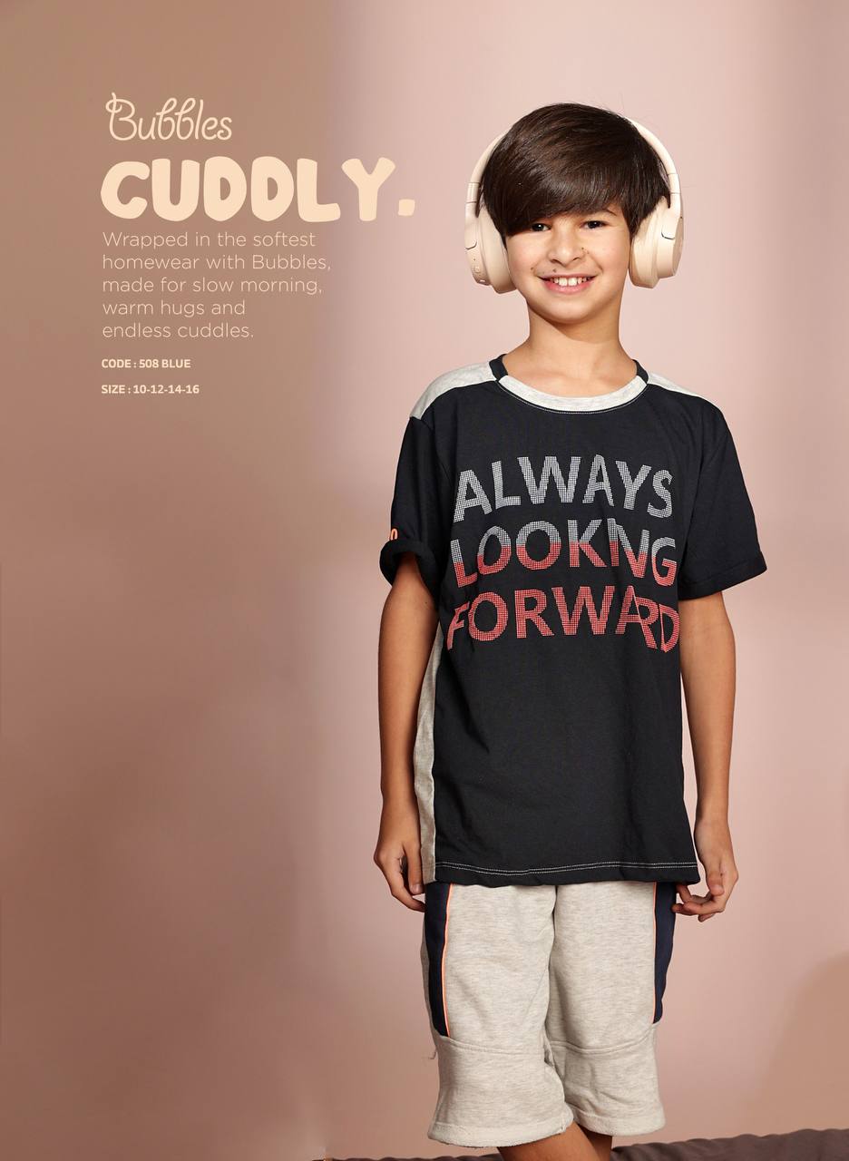 LOOKING FORWARD BLUE PYJAMA - Bubbles Kids WearAll