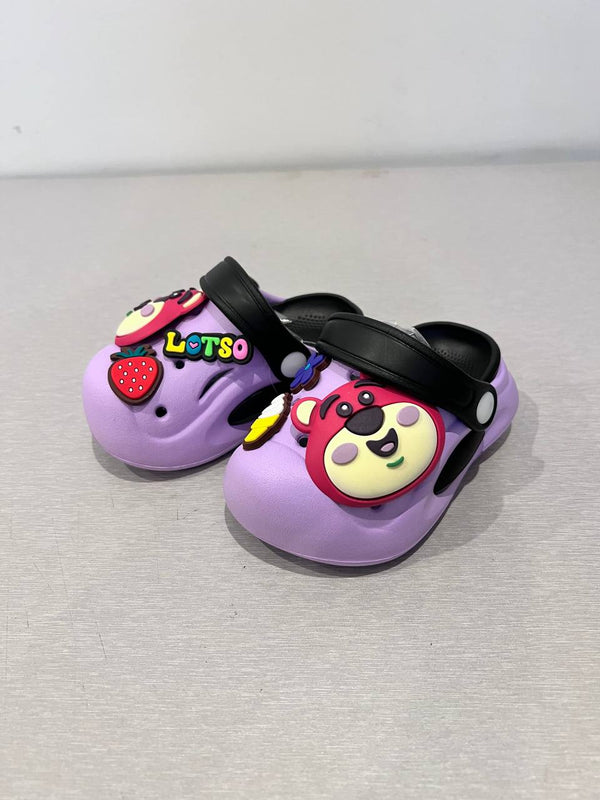 lotso crocs - purple - Bubbles Kids WearAll