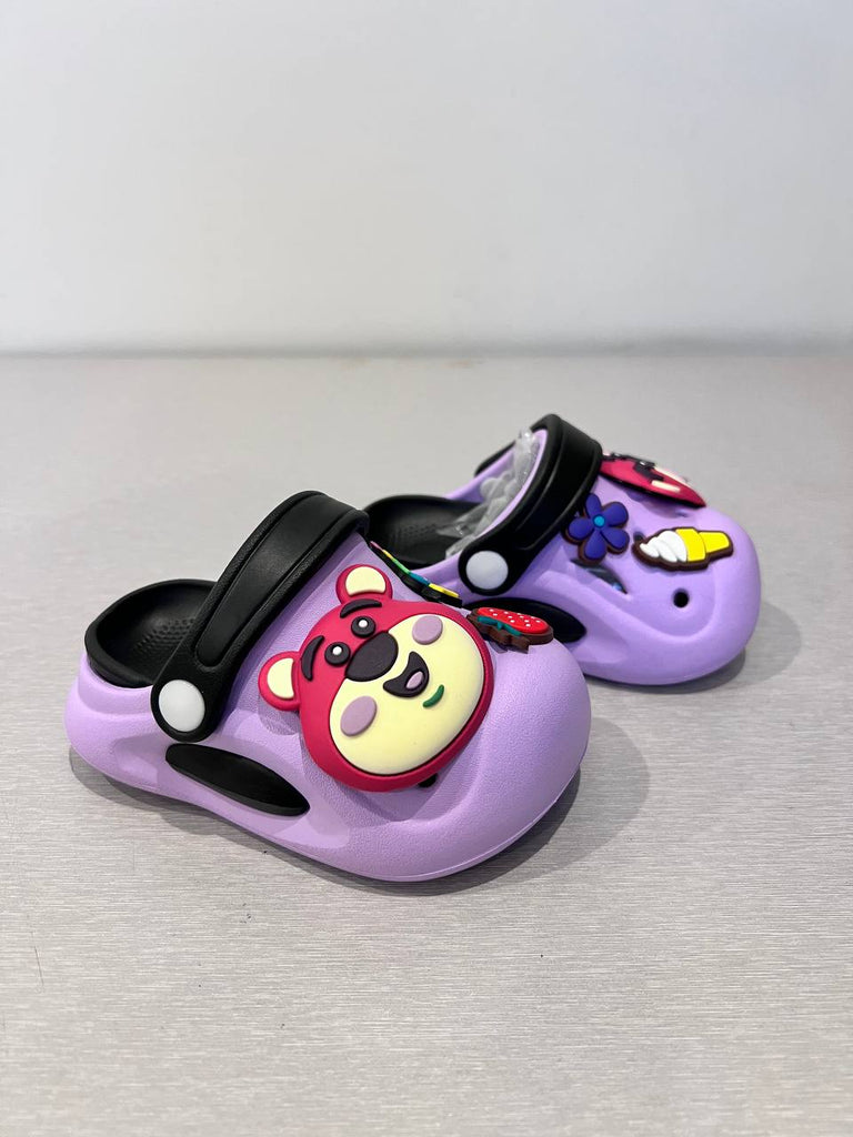 lotso crocs - purple - Bubbles Kids WearAll