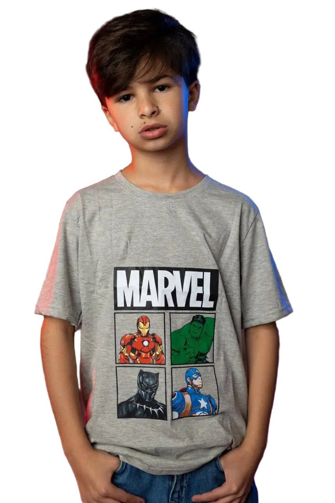Marvel Heroes Squad T-shirt - Bubbles Kids WearAll