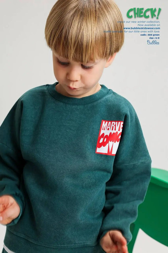 Marvel Pyjama - Bubbles Kids WearWinter Pyjama