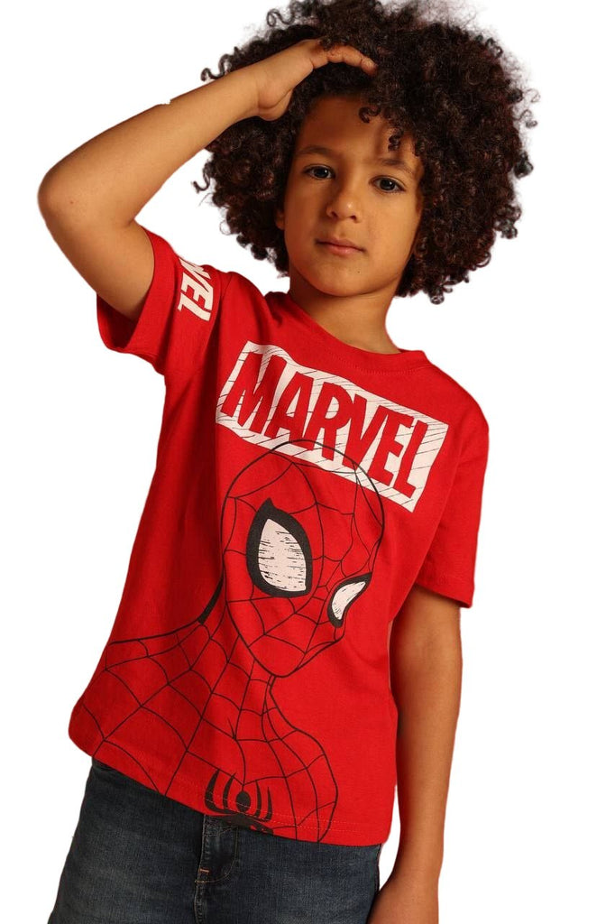 marvel red t-shirt - Bubbles Kids WearAll