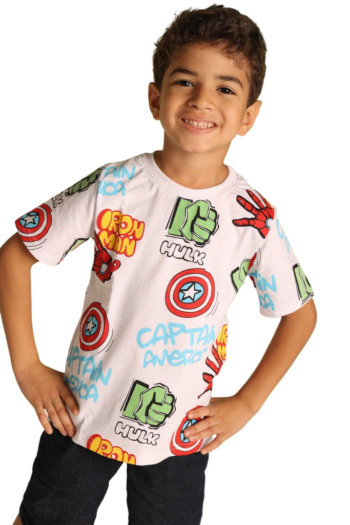 marvel t-shirt - Bubbles Kids WearAll