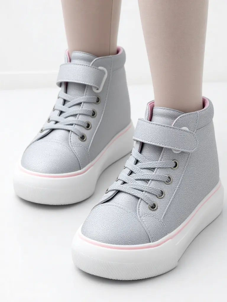 Metallic Half Sneaker - Bubbles Kids WearFootwear