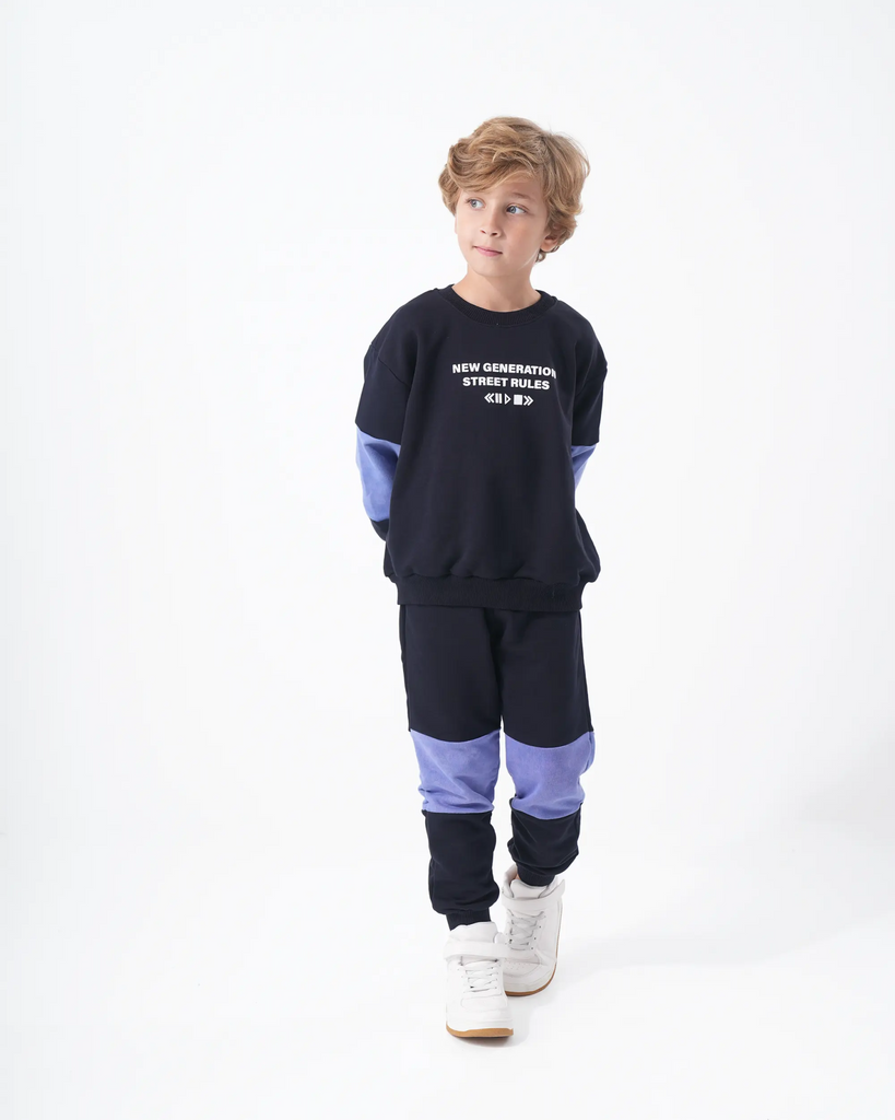 New Generation Suit – بدلة نيو جينيريشن - Bubbles Kids WearAutumn Pajama