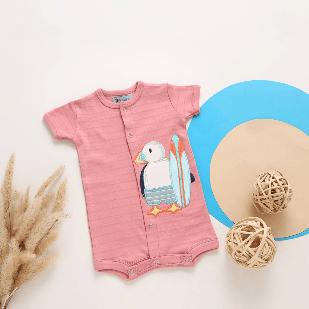 penguin romper - Bubbles Kids WearAll