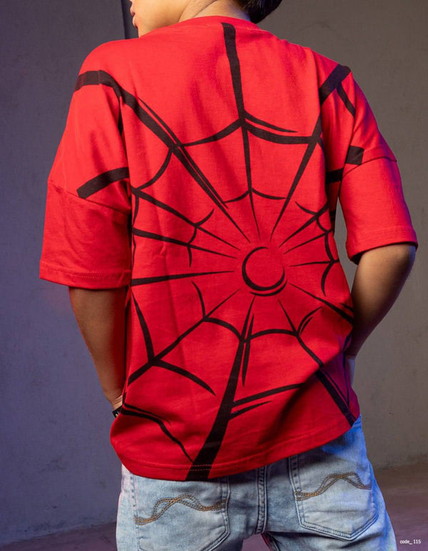 spider red t-shirt
