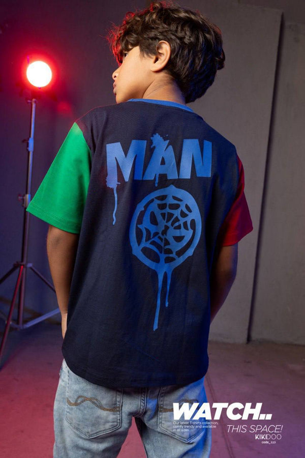 spiderman t-shirt - blue