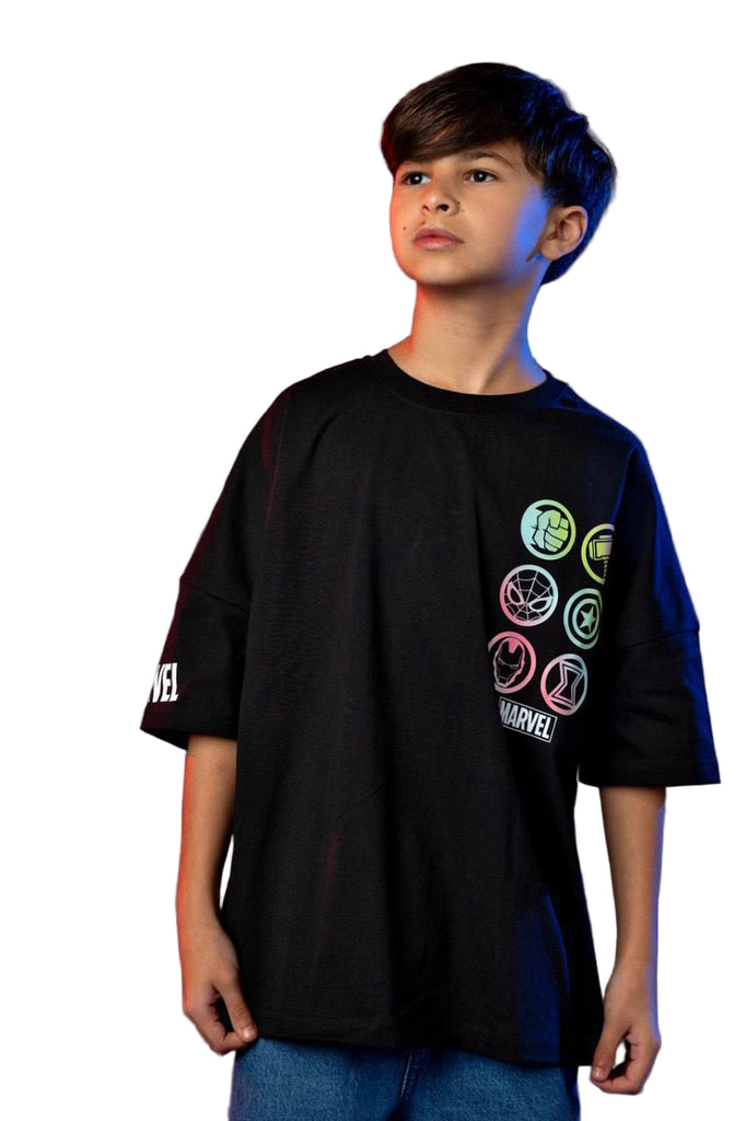 marvel t-shirt black