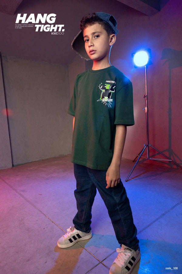 minecraft t-shirt -green