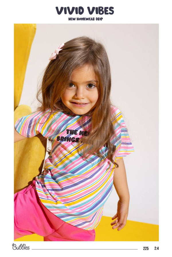 rainbow pop pyjama