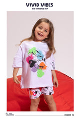 minnie mouse pyjama-white
