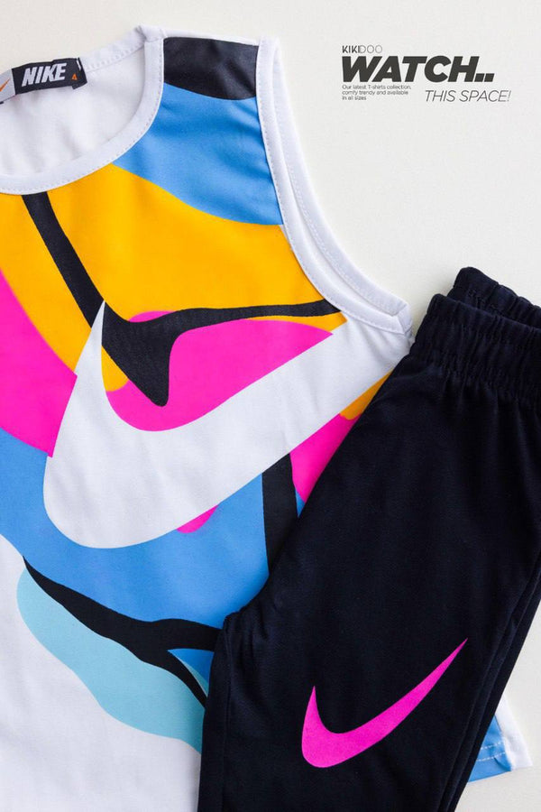 Color Splash Tank & Swoosh Leggings Set