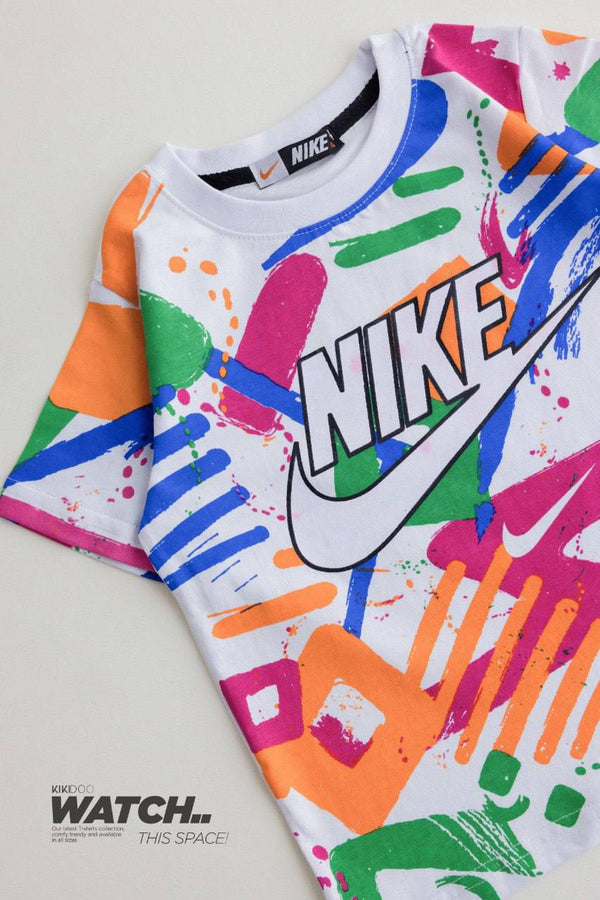 Doodle Dash Tee & Solid Sport Shorts Set