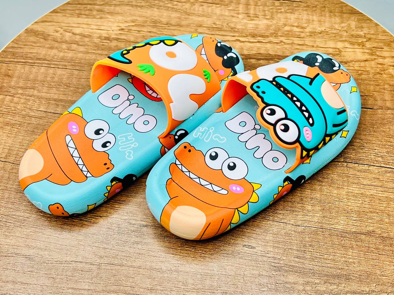 Dino mint green SLIPPER