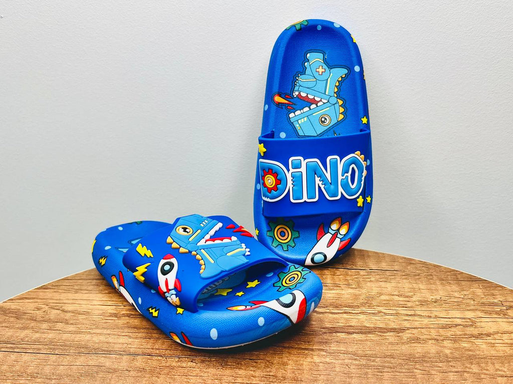 Dino blue SLIPPER