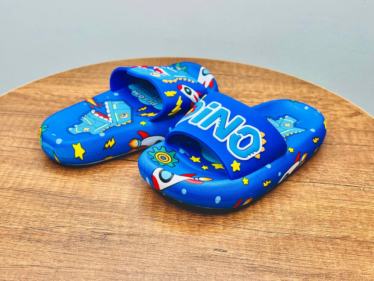 Dino blue SLIPPER
