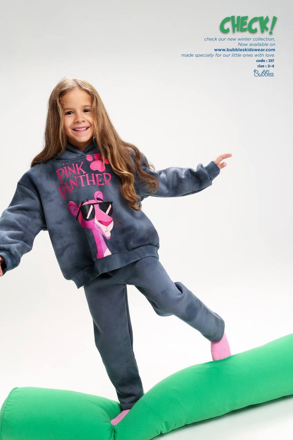 Pink Panther Pyjama - Bubbles Kids WearWinter Pyjama