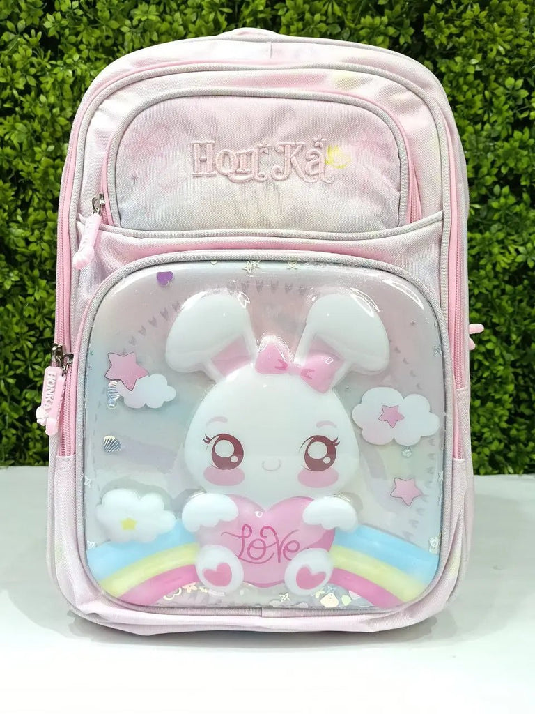 Rainbow Bunny Backpack - Bubbles Kids WearSchool Tools