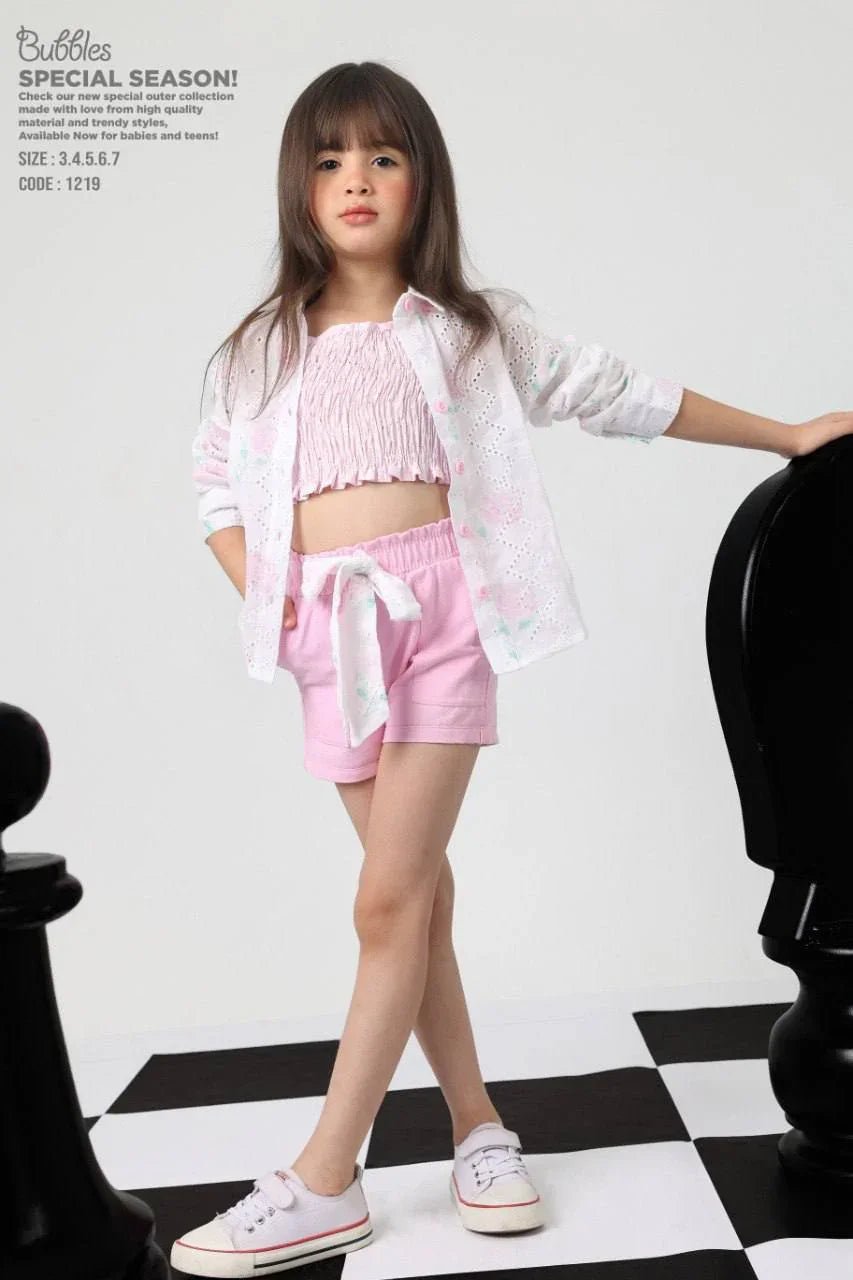 Rosy set - Bubbles Kids WearToddler Girl outfit sets