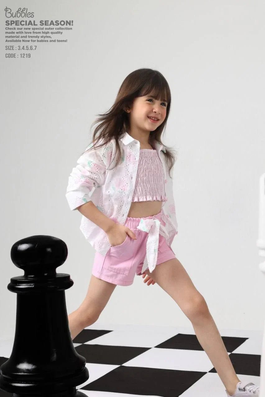 Rosy set - Bubbles Kids WearToddler Girl outfit sets