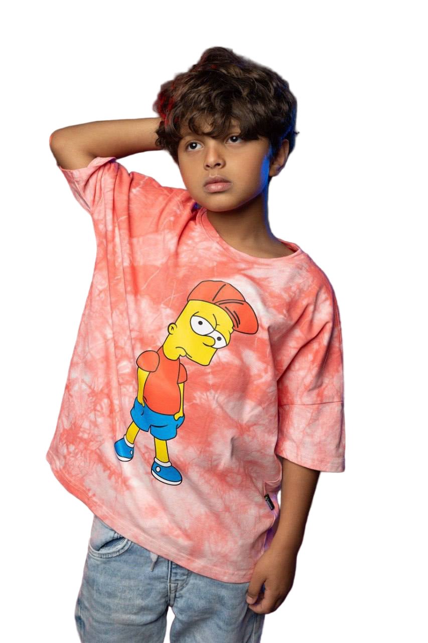 simpsom semonk t-shirt - Bubbles Kids WearAll