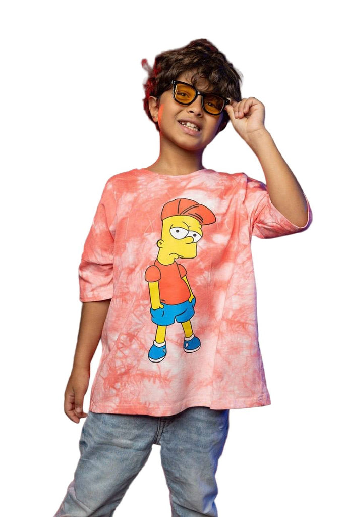 simpsom semonk t-shirt - Bubbles Kids WearAll