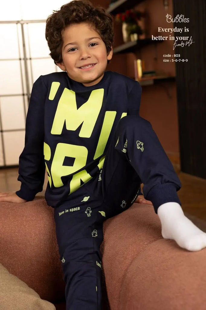 Space Pyjama – بيجامة سبيس - Bubbles Kids WearAutumn Pajama