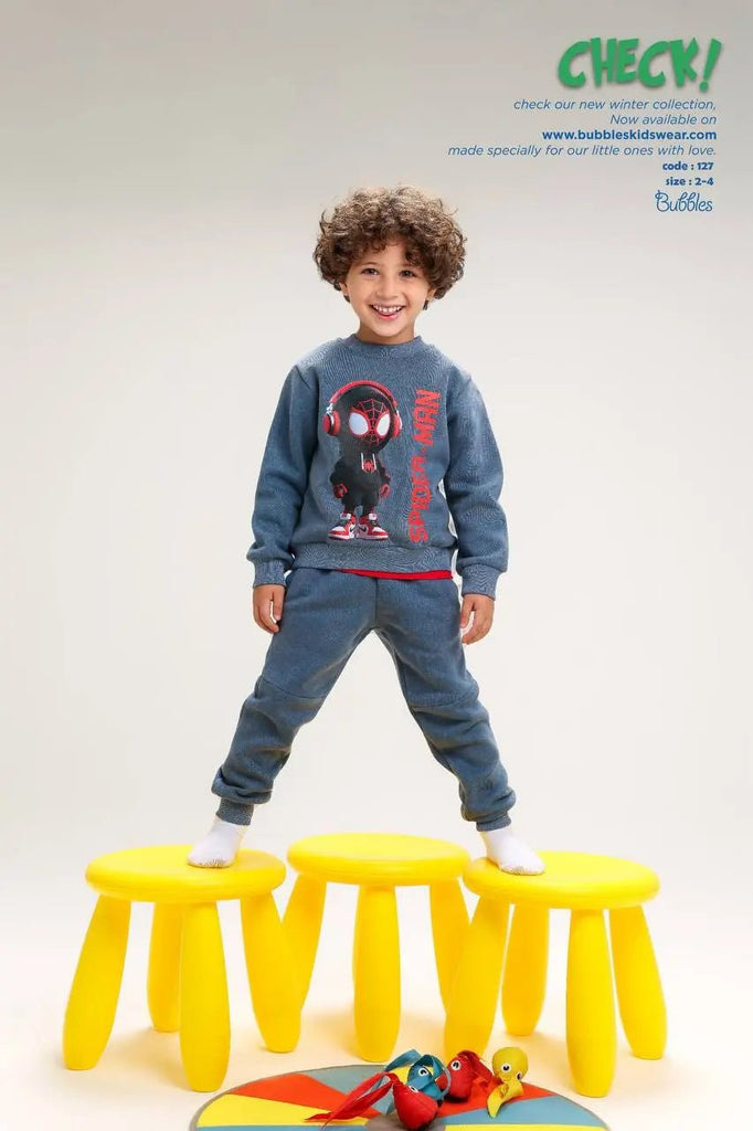 Spider - Man Pajama - Bubbles Kids WearWinter Pyjama