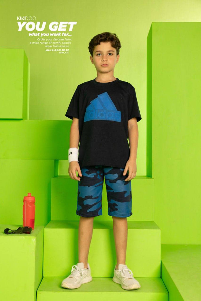 Stealth Blue Combo - Bubbles Kids WearAll