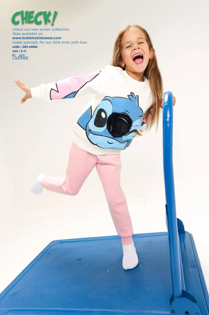 Stitch Pyjama - Bubbles Kids WearWinter Pyjama