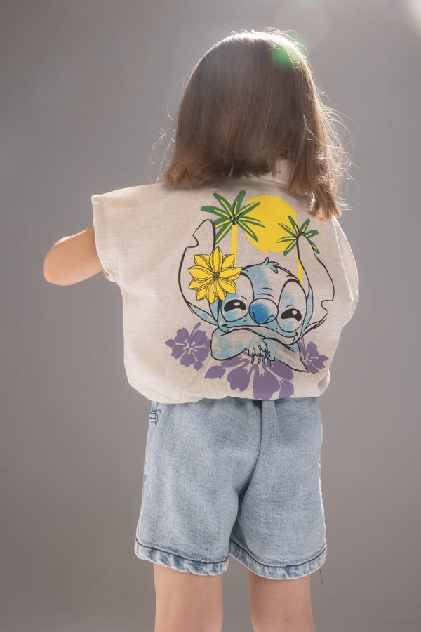 stitch summer set - Bubbles Kids WearToddler Girl outfit sets