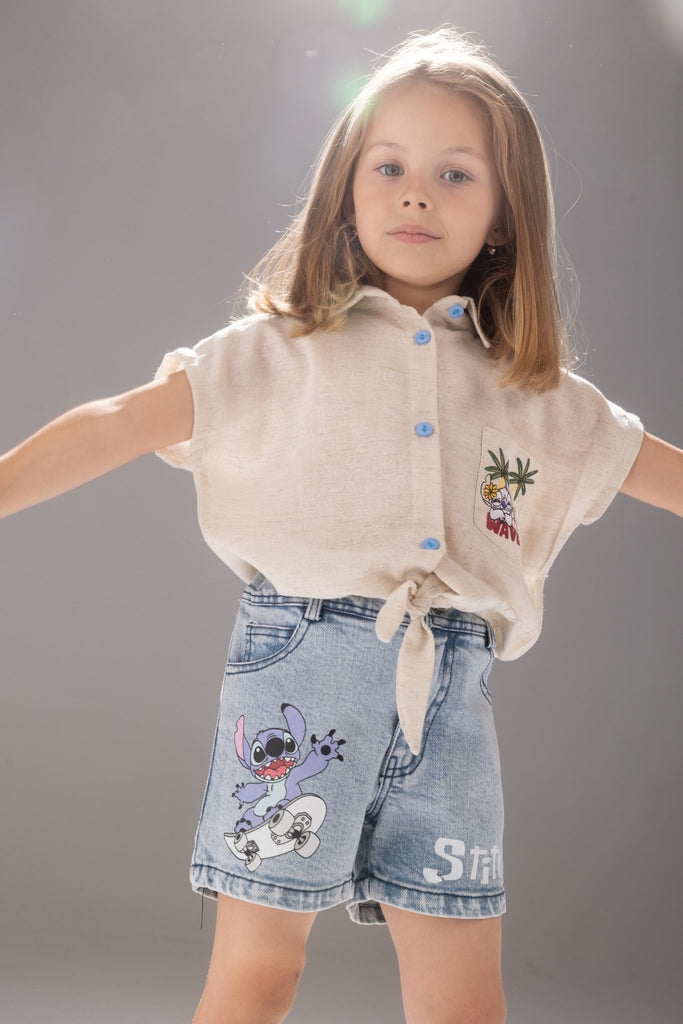 stitch summer set - Bubbles Kids WearToddler Girl outfit sets