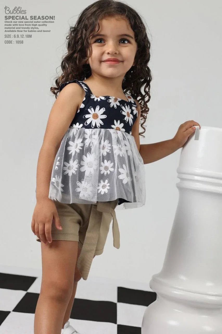 sunflower set - Bubbles Kids WearAll