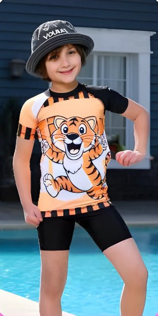 tiger swimsuit - Bubbles Kids WearSwimsuit