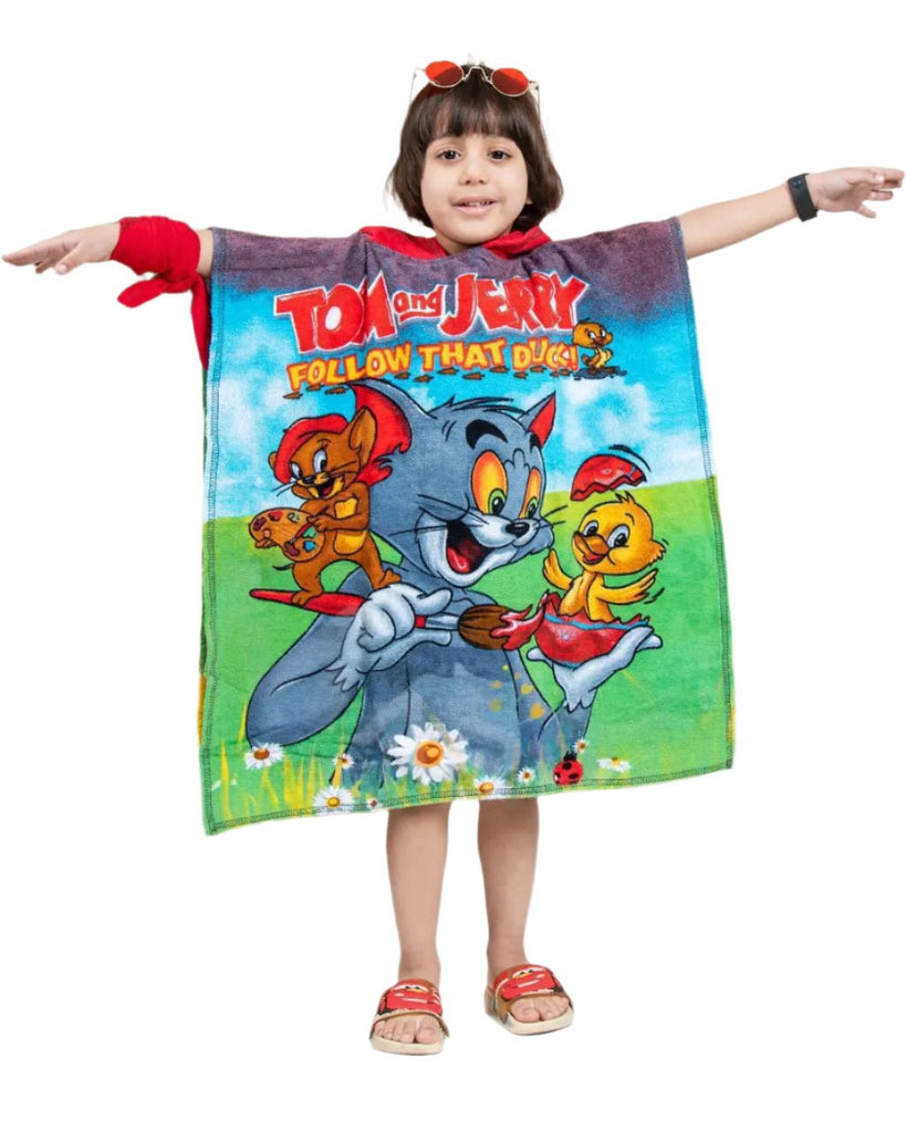 TOM & JERRY poncho - Bubbles Kids WearAll