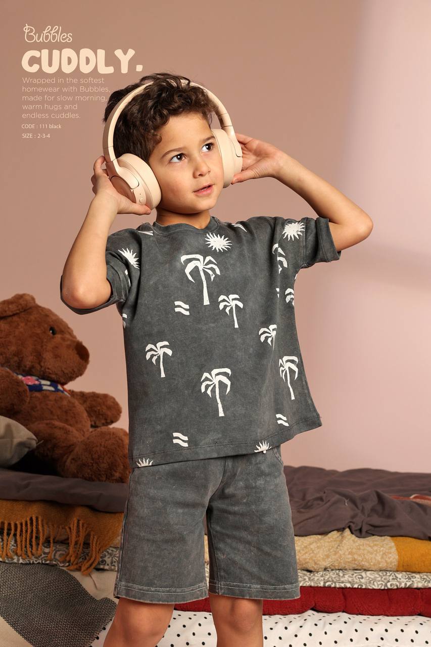 tree pyjama - Bubbles Kids WearAll