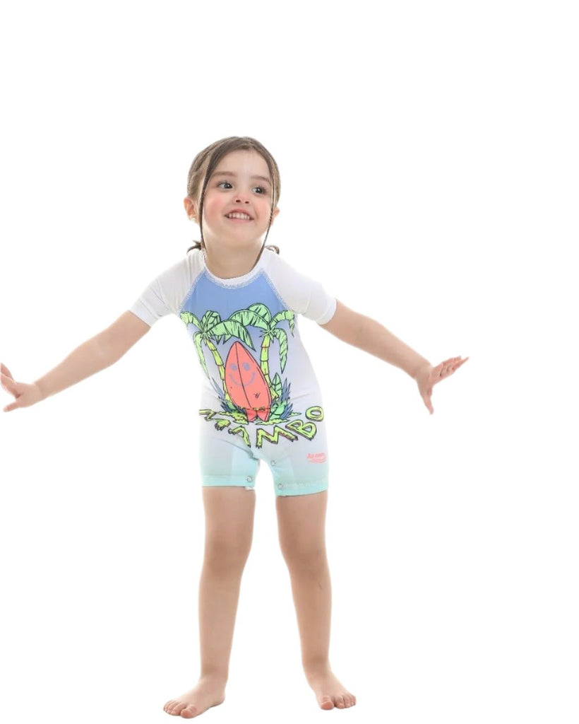 Tropical Surf Swimsuit - Bubbles Kids WearSwimsuit