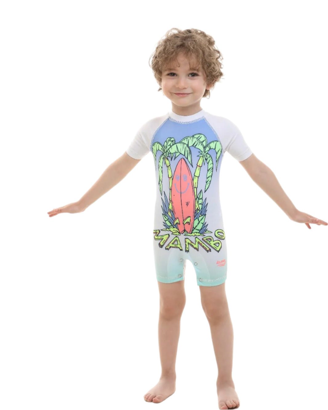 Tropical Surf Swimsuit - Bubbles Kids WearSwimsuit