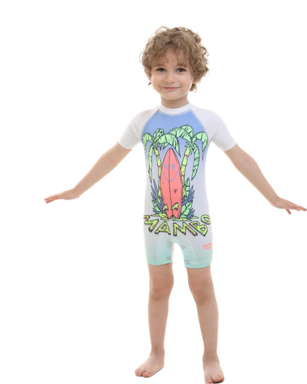Tropical Surf Swimsuit - Bubbles Kids WearSwimsuit