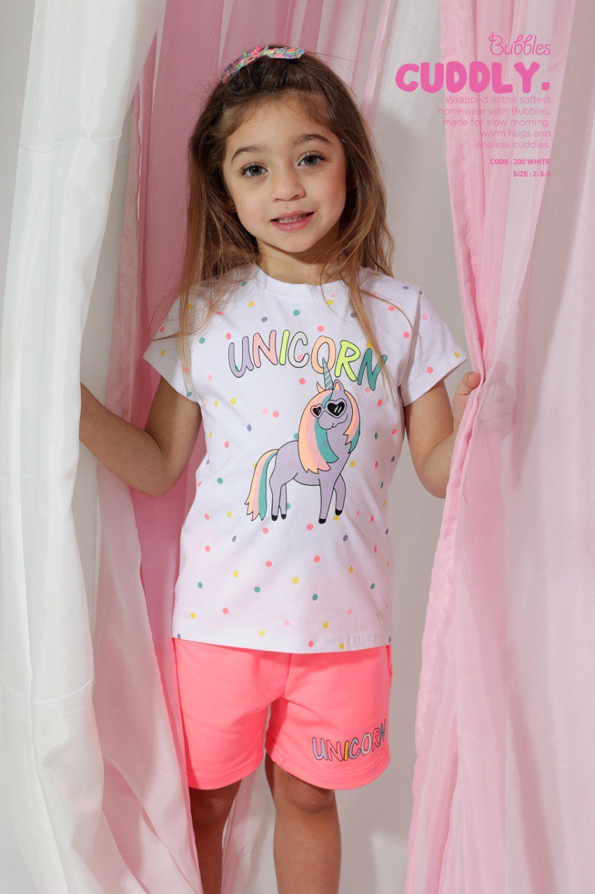 unicorn pyjama - Bubbles Kids WearAll