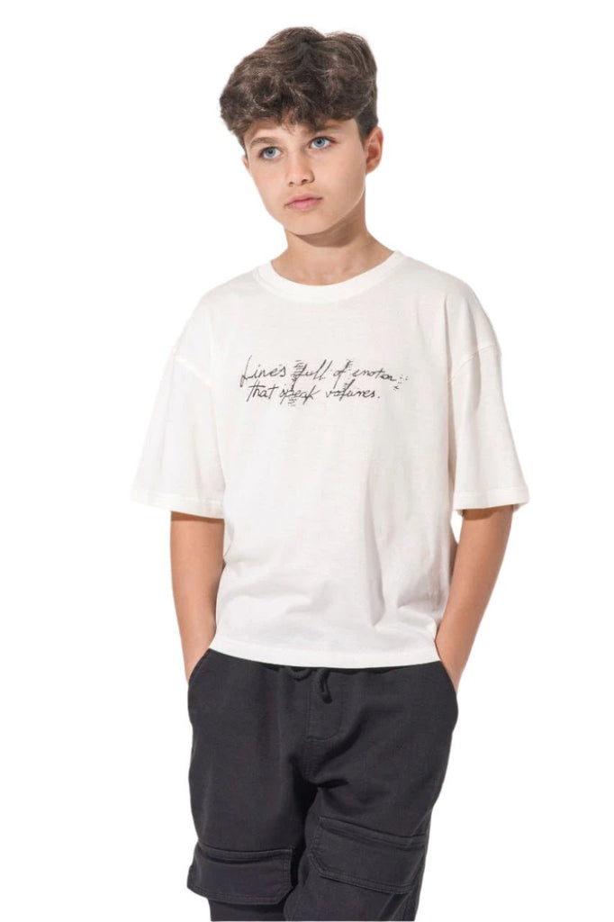 Volume Statement Tee T-shirt - Bubbles Kids WearAll