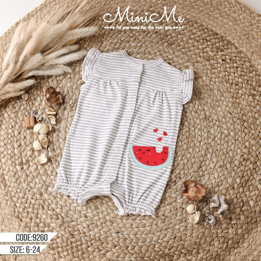 watermelon romper - Bubbles Kids WearAll