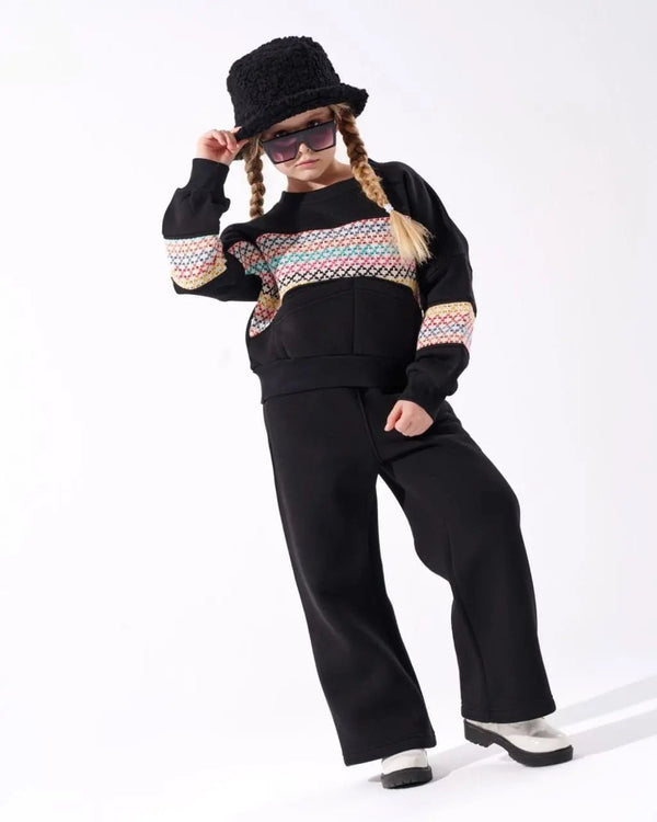 Winter Pattern Sweatshirt - Bubbles Kids WearFashion / Kids / Winter Collection